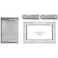 27 inch Stainless Steel Built-In Microwave Trim Kit