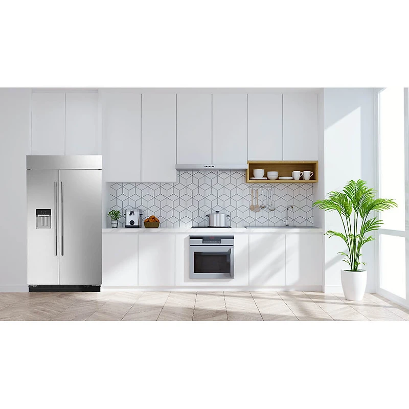 29.4 Cu. Ft. Stainless Steel Side-by-Side Refrigerator