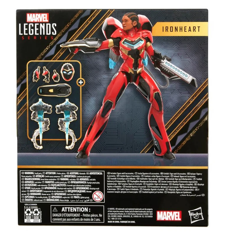 6 inch Marvel Legends Series Ironheart Action Figure - OPEN BOX