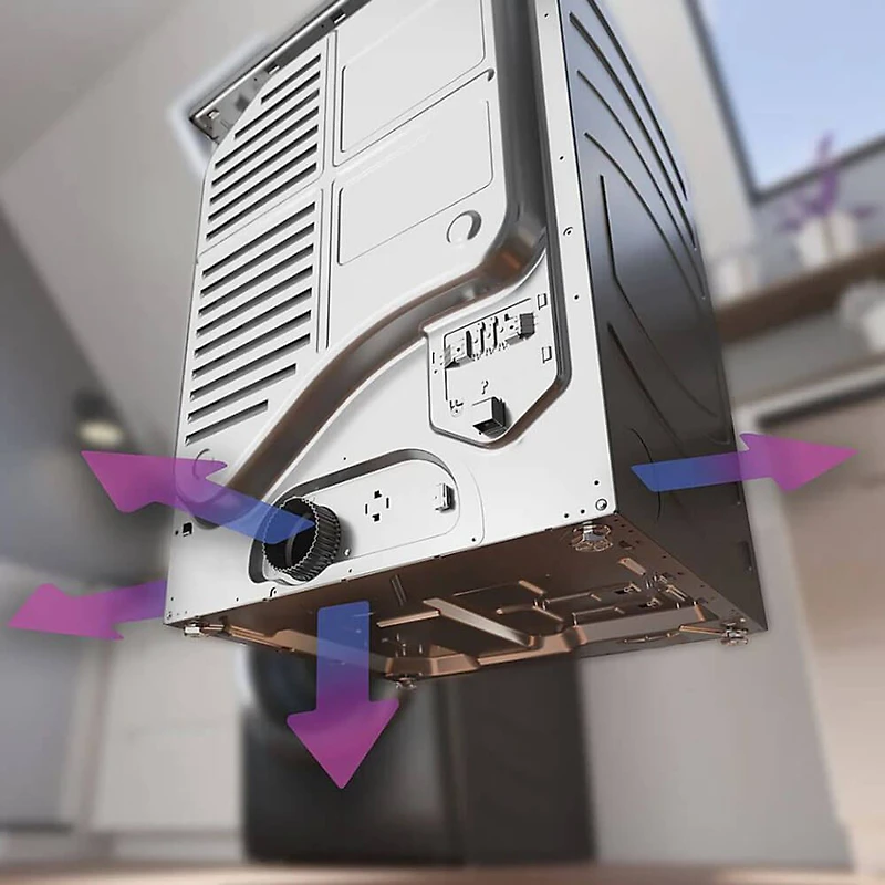 7.8 Cu. Ft. Carbon Graphite Smart Front Load Electric Dryer