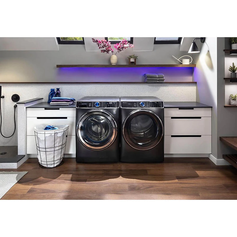 7.8 Cu. Ft. Carbon Graphite Smart Front Load Electric Dryer