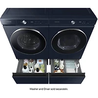 27 inch Bespoke Laundry Pedestal With Storage Drawer