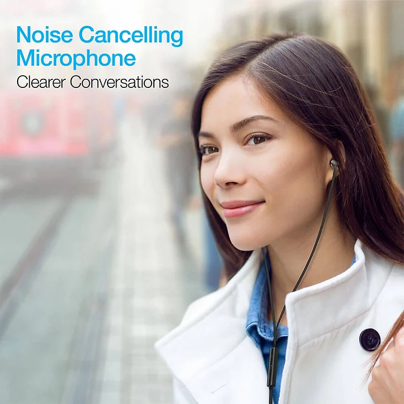 Platinum MFi Lightning Earphones - Black - OPEN BOX