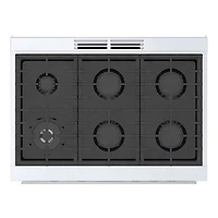 3.7 Cu. Ft. 800 Series Stainless Freestanding Dual Fuel Convection Range