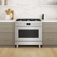 3.7 Cu. Ft. 800 Series Stainless Freestanding Dual Fuel Convection Range