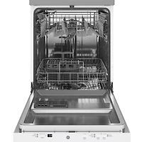 24 inch White Front Load Portable Dishwasher