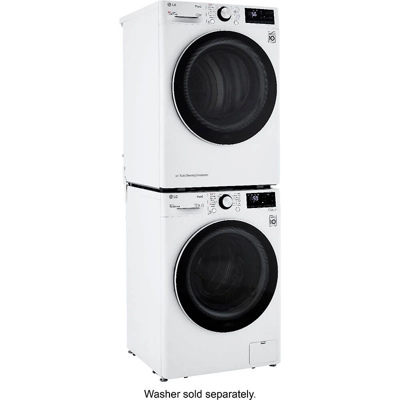 4.2 Cu. Ft. White Stackable Front Load Electric Smart Dryer