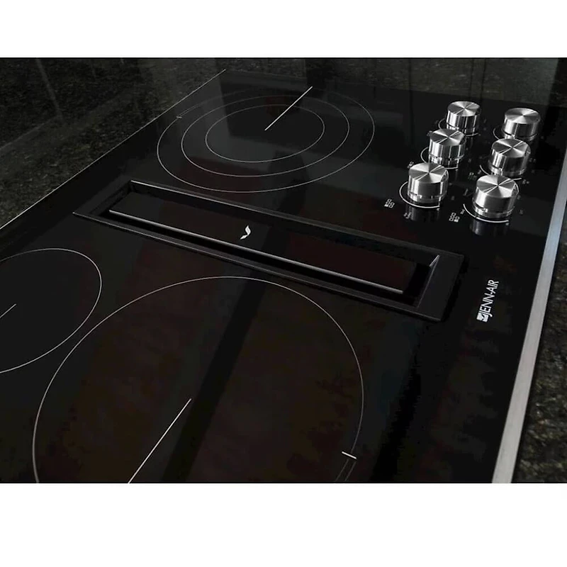 36 inch Black Stainless Steel 5 Burner Built-In Electric Cooktop