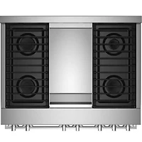 5.1 Cu. Ft. Stainless Steel Freestanding Gas Convection Self-Cleaning Range