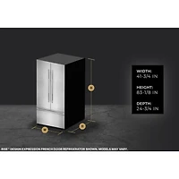 25.5 Cu. Ft. 42 inch Panel Ready - Side by Side Refrigerator