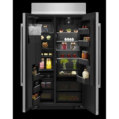 25.5 Cu. Ft. Stainless Steel Side-By-Side Counter Depth Refrigerator
