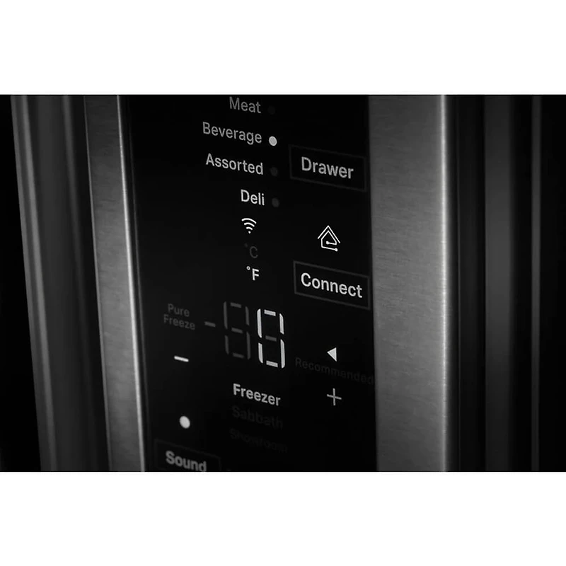 23.8 Cu. Ft. Stainless Steel French Door Counter Depth Refrigerator