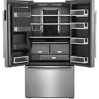 23.8 Cu. Ft. Stainless Steel French Door Counter Depth Refrigerator