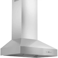 48 inch Wall Mount Stainless Steel Range Hood with 4-Speed Motor