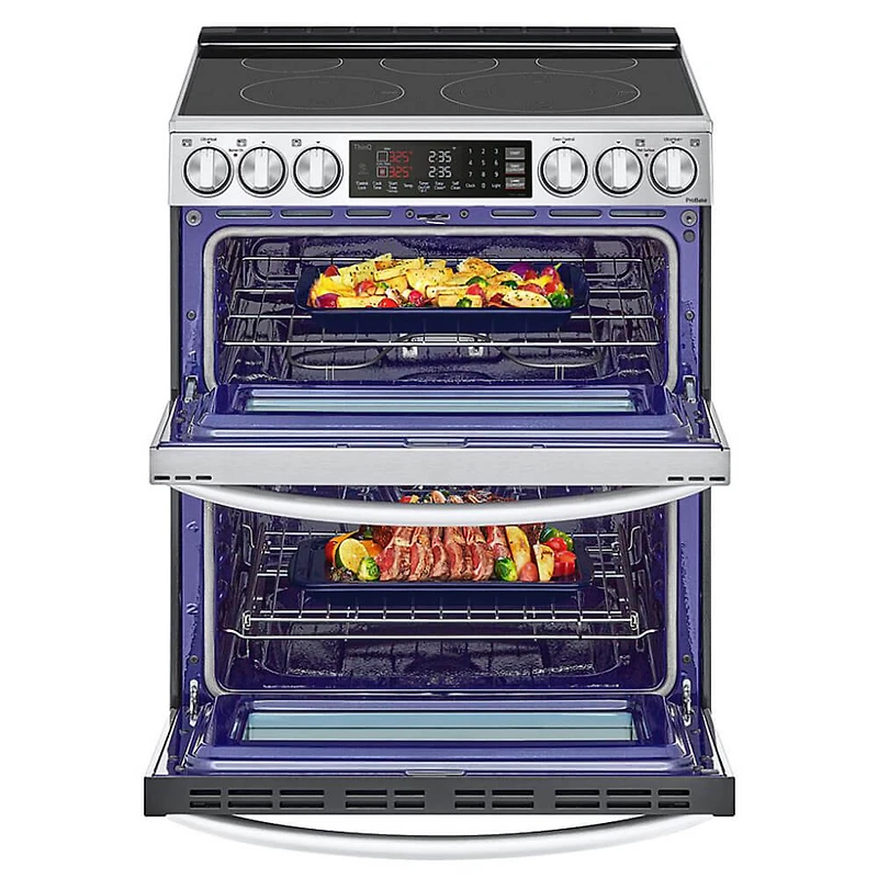 7.3 Cu. Ft. Stainless Steel Slide-In Double Oven Electric Range