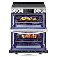 7.3 Cu. Ft. Stainless Steel Slide-In Double Oven Electric Range