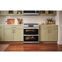 7.3 Cu. Ft. Stainless Steel Slide-In Double Oven Electric Range
