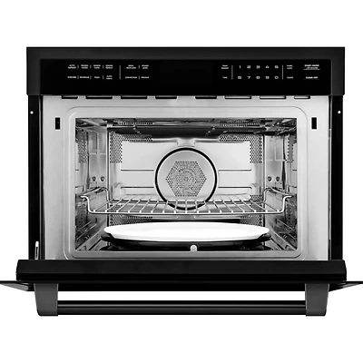 1.6 Cu. Ft. Black Stainless Steel Built-In Microwave