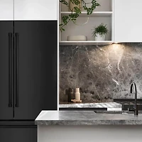 22.5 Cu. Ft. Black Stainless Steel French Door Refrigerator