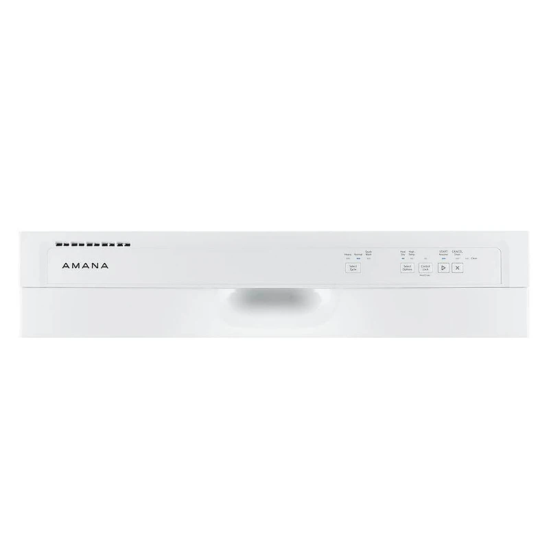 59 dBA White Front Control Dishwasher