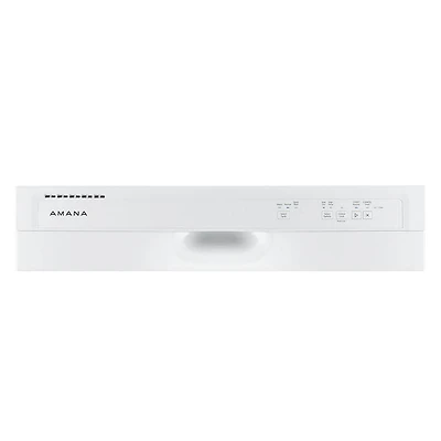 59 dBA White Front Control Dishwasher
