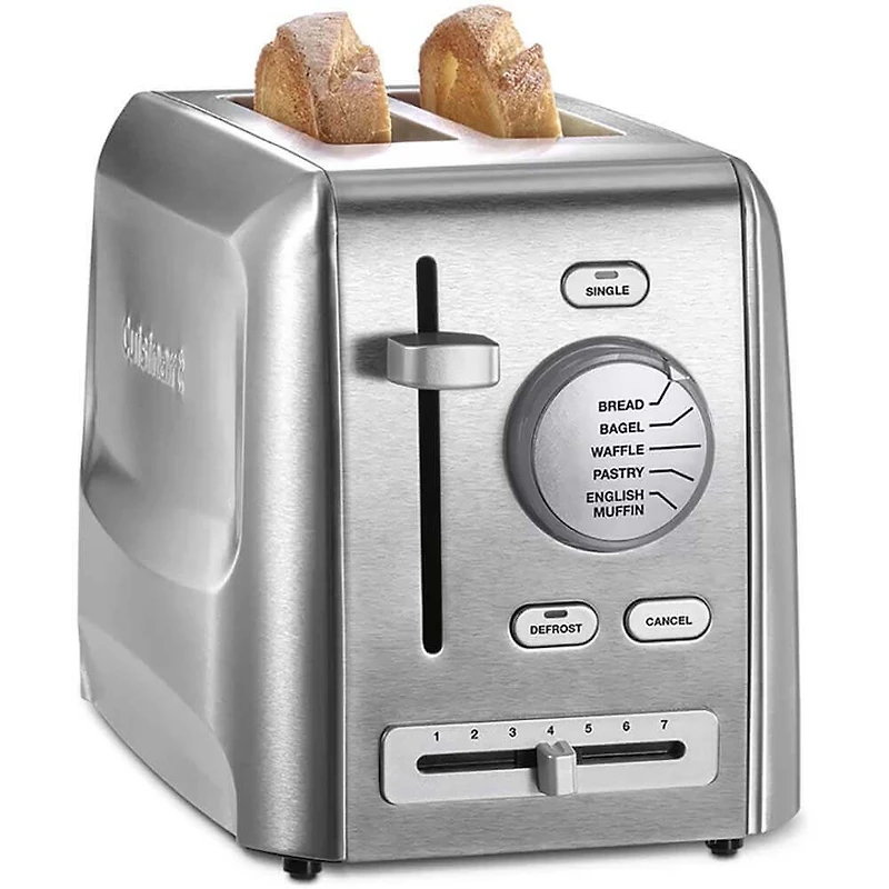 2 Slice Stainless Steel Custom Select Toaster - Open Box