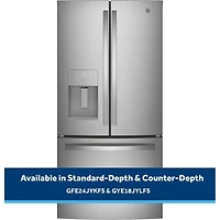23.7 Cu. Ft. Stainless Steel French Door Refrigerator