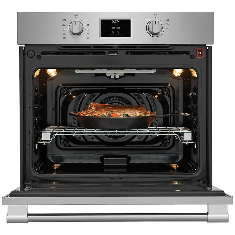30 inch Stainless Steel Single Wall Oven with Total Convection