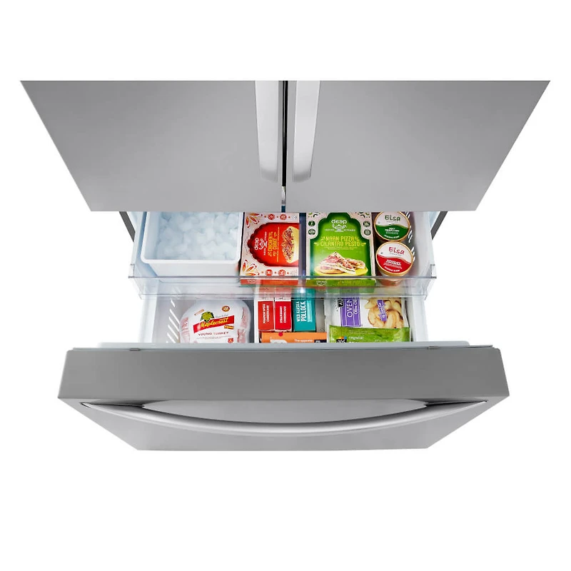 26.5 Cu. Ft. Stainless Steel French Door Counter-Depth Smart Refrigerator