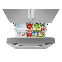 26.5 Cu. Ft. Stainless Steel French Door Counter-Depth Smart Refrigerator