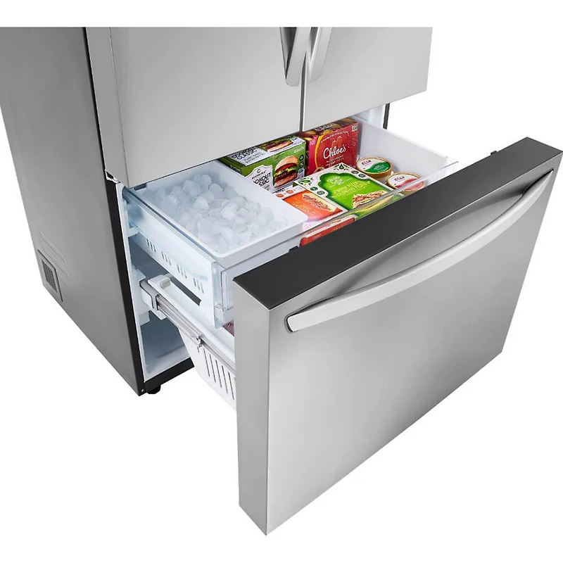 26.5 Cu. Ft. Stainless Steel French Door Counter-Depth Smart Refrigerator