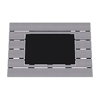 Belle Isle Cape Rectangular Rustic Top Fire Table