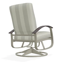Belle Isle Boardwalk Outdoor Swivel Rocker