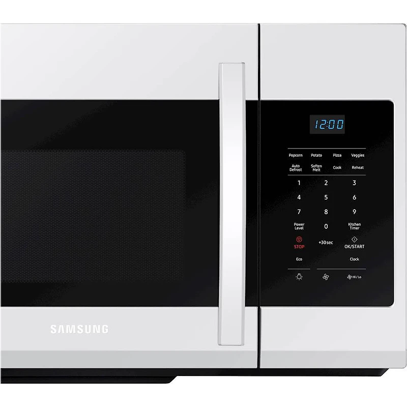 1.7 Cu. Ft. White Over-the-Range Microwave