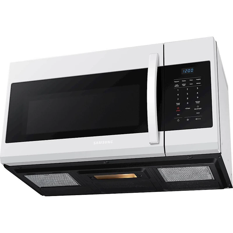 1.7 Cu. Ft. White Over-the-Range Microwave