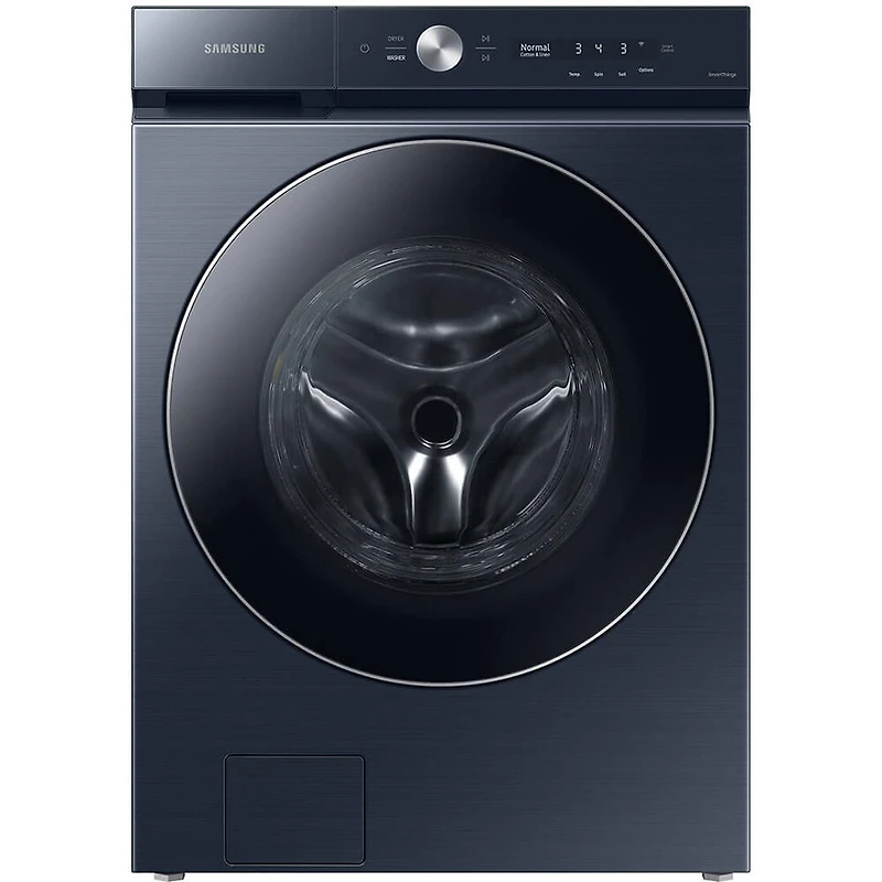Bespoke Brushed Navy Smart Front Load Washer/Dryer Pair