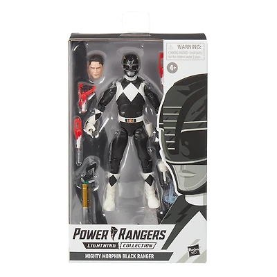 6 inch Power Rangers Lightning Collection Mighty Morphin Power Rangers Black Ranger Action Figure
