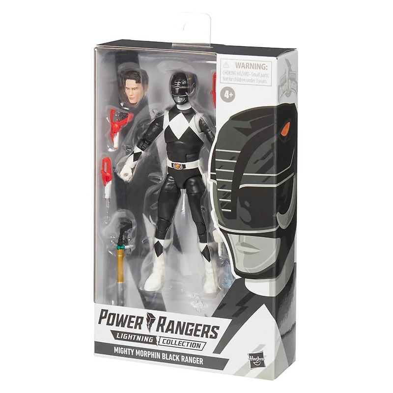 6 inch Power Rangers Lightning Collection Mighty Morphin Power Rangers Black Ranger Action Figure