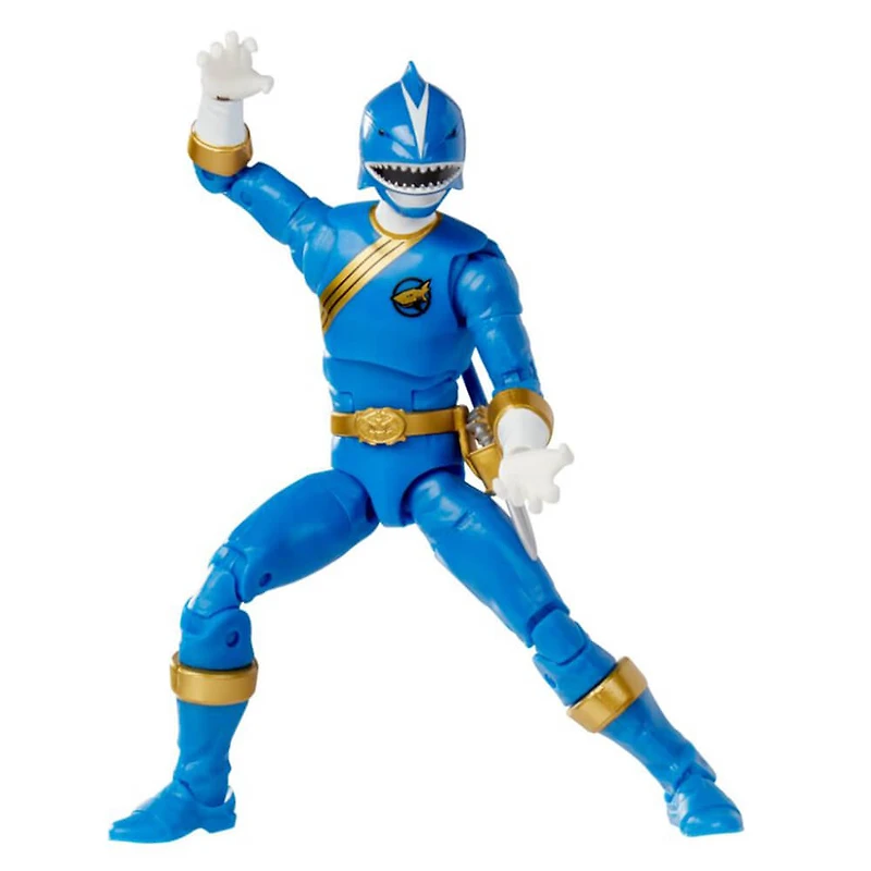 6 inch Power Rangers Lightning Collection Wild Force Blue Ranger Action Figure