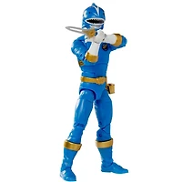 6 inch Power Rangers Lightning Collection Wild Force Blue Ranger Action Figure