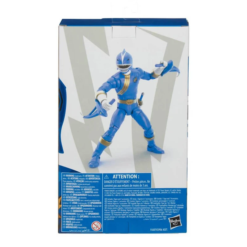 6 inch Power Rangers Lightning Collection Wild Force Blue Ranger Action Figure