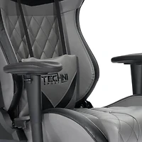 Techni Sport XL Gray Ergonomic Gaming Chair