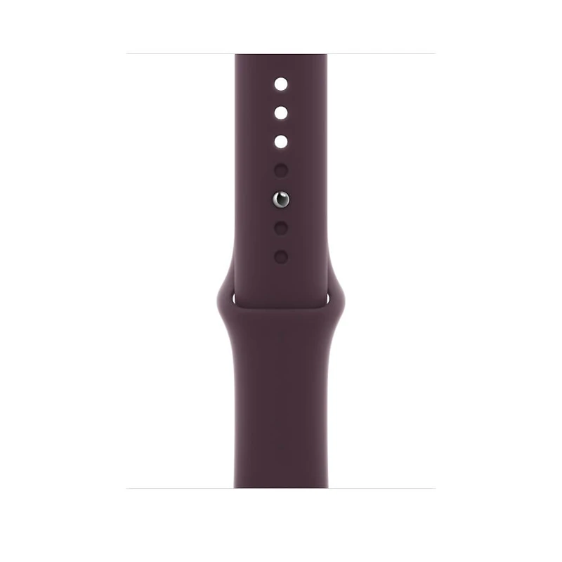 Watch Series 7 (GPS + Cellular) - Gold Stainless Steel Case with Dark Cherry Sport Band - 45mm - Apple Certified Refurbished