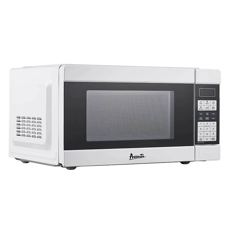 0.9 Cu. Ft. White Counter-Top Microwave