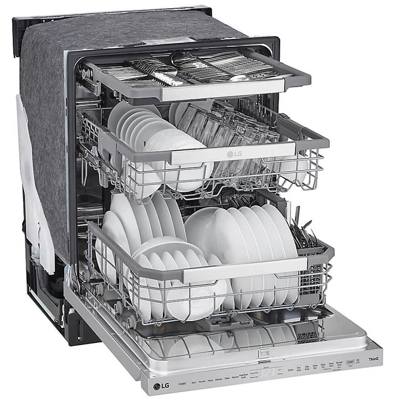 44 dBA Stainless Steel Top Control Smart Dishwasher - OPEN BOX