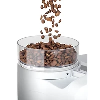 CoffeeTeam GS 10-Cup Coffeemaker with Conical Burr Grinder - White