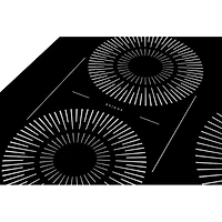36 inch Black Built-in Induction Electric Cooktop