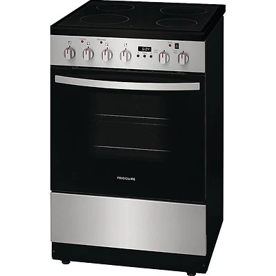 1.9 Cu. Ft. Stainless Steel Freestanding Smoothtop Electric Range