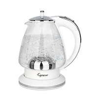 H20 White Glass Water Kettle