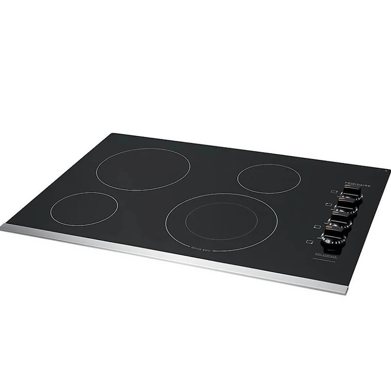 30 inch Black 4 Burner Electric Cooktop